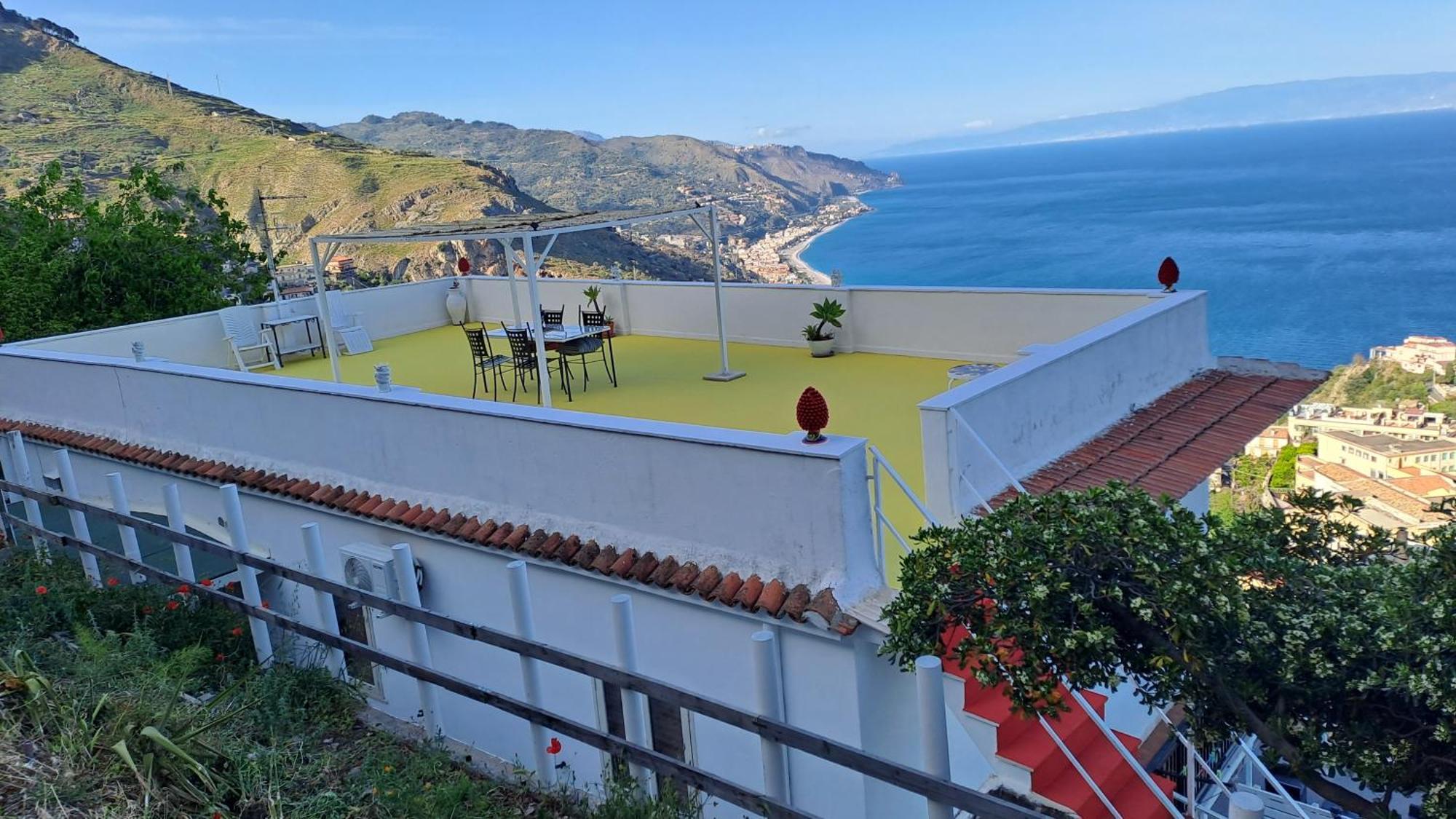 Villa Johnny And Mary'S House Breathtaking View Taormina Exterior foto